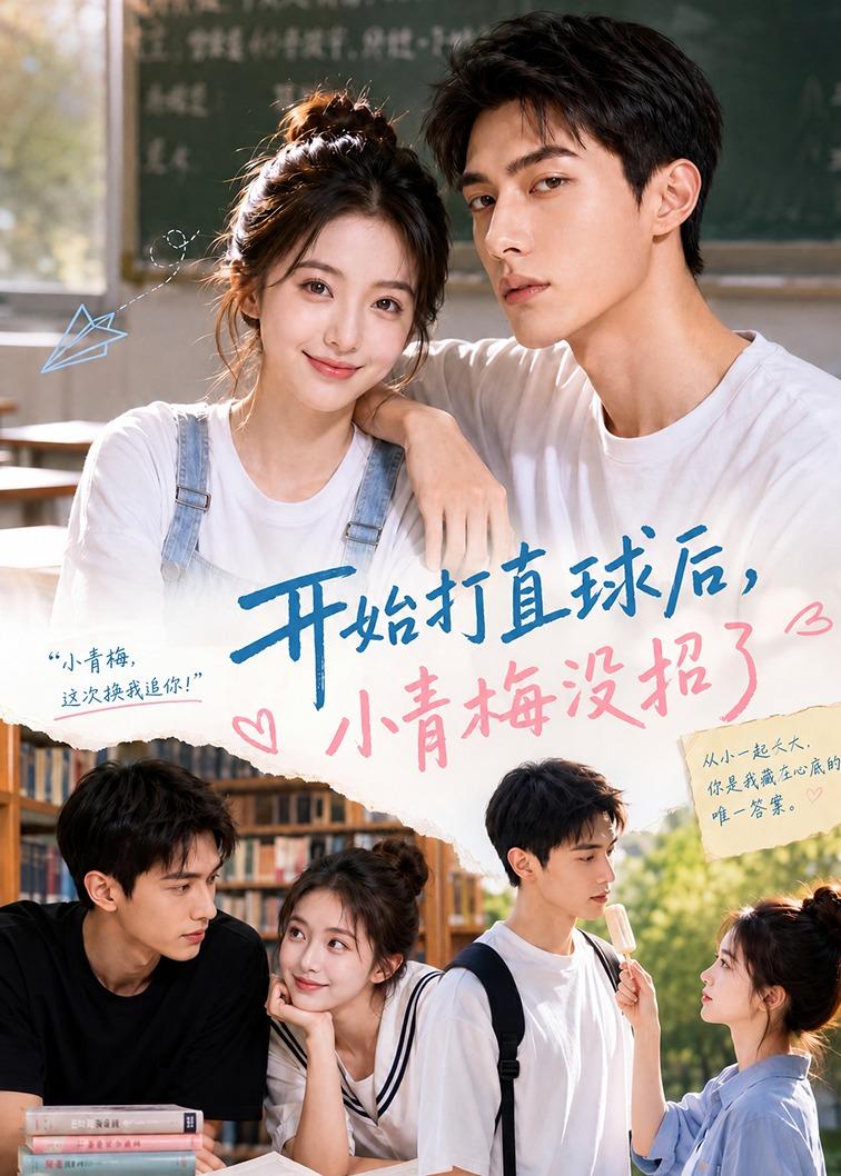 开始打直球后,小青梅没招