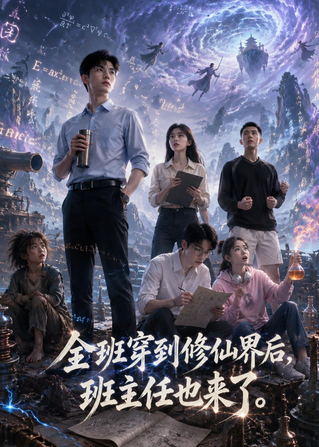 全班穿到修仙界后，班主任也来了
